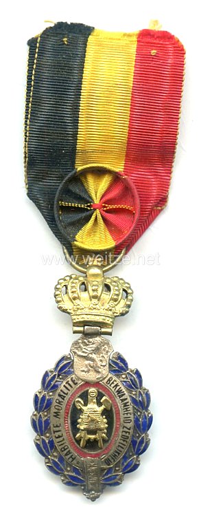 Belgien Medaille Decoration pour les Ouvriers et Artisans Type IV 1905