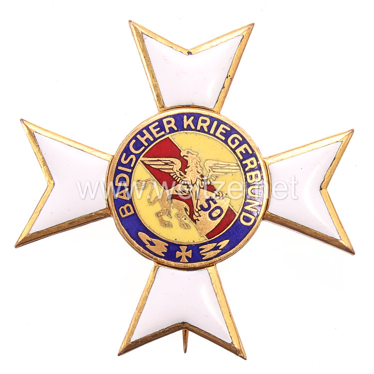 Baden Badischer Kriegerbund Ehrenkreuz für 50 Jahre