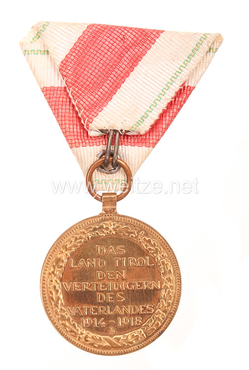Tiroler Landesdenkmünze 1914-1918 Bild 2