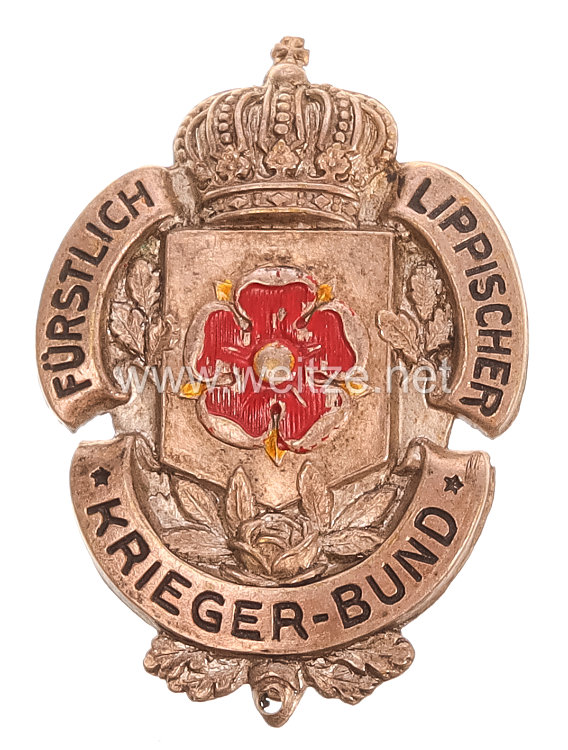 Fürstlich Lippischer Kriegerbund - Mitgliedsabzeichen