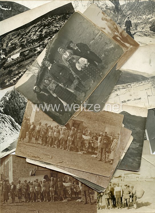 1. Weltkrieg Deutsches Heer Fotos, Land und Leute aus dem Balkan