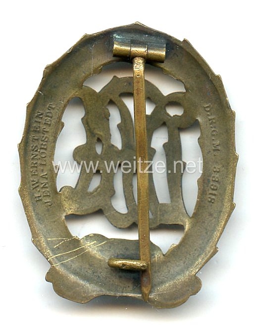 Deutsches Turn- und Sportabzeichen 1919-1934 DRA in Bronze Bild 2