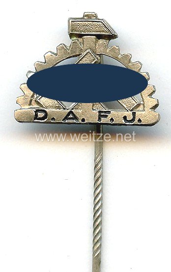Deutsche Arbeitsfrontjugend ( DAFJ ) - Mitgliedsabzeichen 1. Form