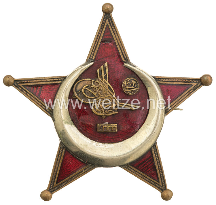 Osmanisches Reich Eiserner Halbmond - Stern von Gallipoli 1915