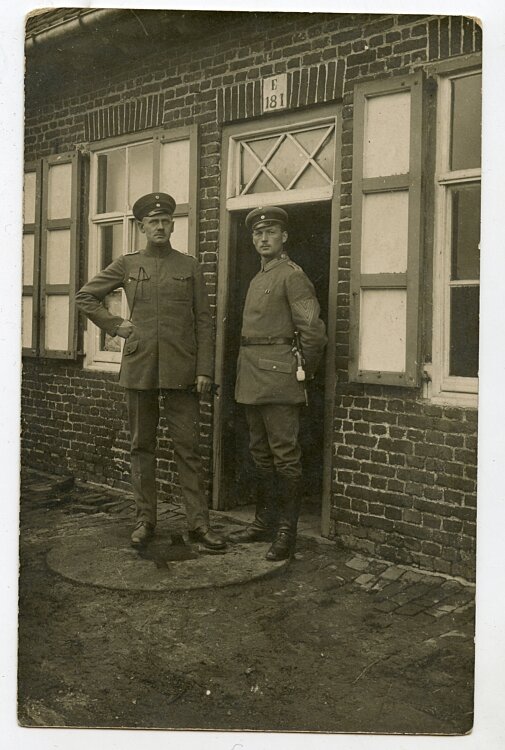 1.Weltkrieg Foto, Wachtmeister der Feldgendarmerie mit Seitengewehr