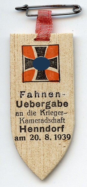 III. Reich - NS-Soldatenbund - Fahnenuebergabe an die Kriegerkameradschaft Henndorf am 20.8.1939