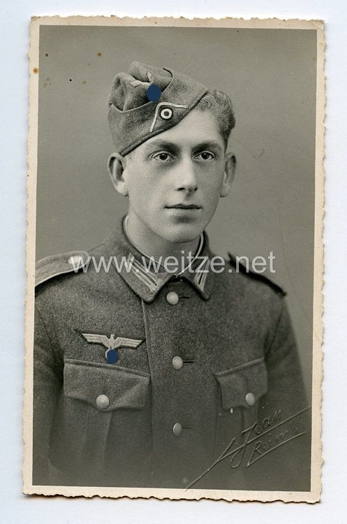 Wehrmacht Portraitfoto, Soldat der Infanterie
