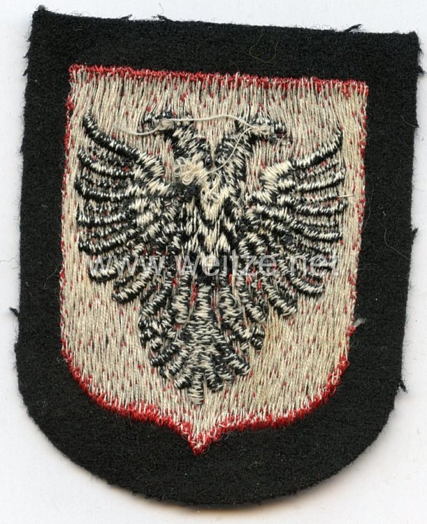 Ärmelschild der Albanischen Freiwilligen der Waffen-SS Div. "Skanderbeg" Bild 2