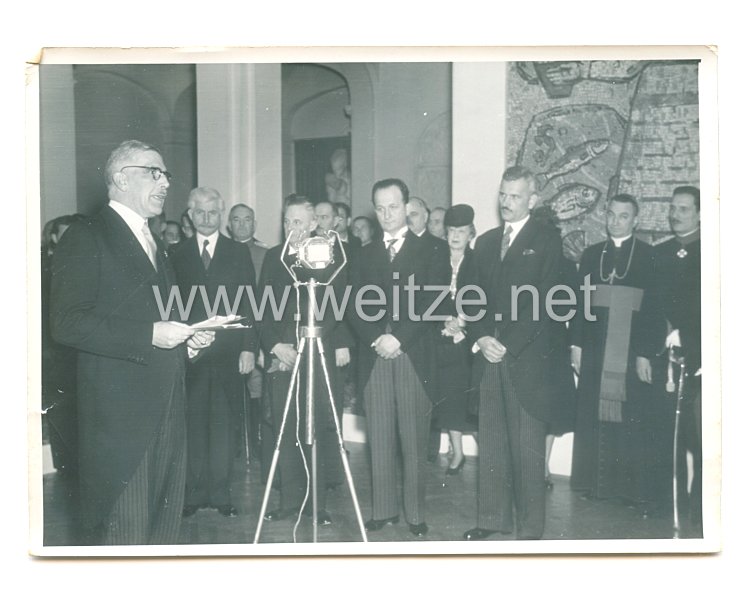 3. Reich Pressefoto: Eröffnung der Austellung des deutschen Buches im Museum des Prinzen Paul