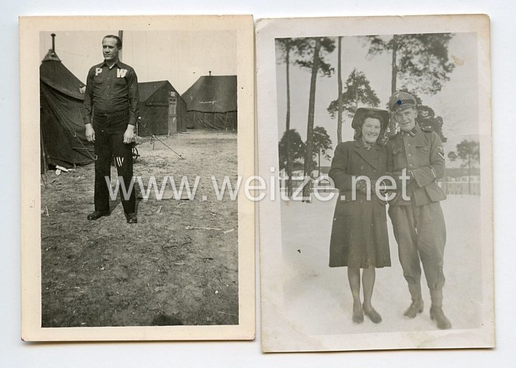 Waffen-SS Fotos, SS-Sturmmann im SS-Panzergrenadier-Regiment „Germania“ und später in Kriegsgefangenschaft