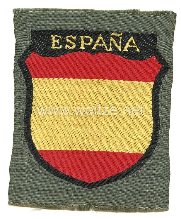 Wehrmacht Heer Ärmelschild für spanische Freiwillige der Blauen Division