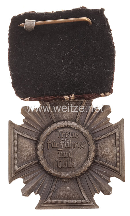 NSDAP Dienstauszeichnung in Bronze - Einzelschnalle Bild 2