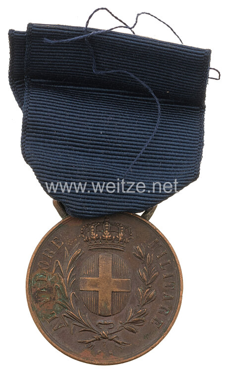 Italien 2. Weltkrieg Bronzene Tapferkeitsmedaille 