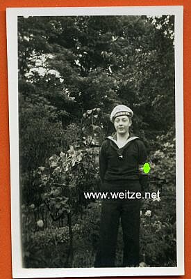 Foto eines Angehörigen der Marine-Hitlerjugend