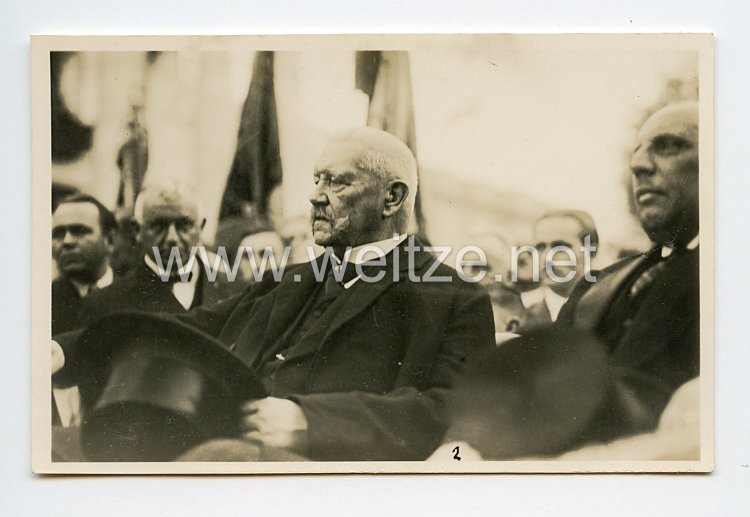 Weimarer Republik Foto, Reichspräsident Paul von Hindenburg