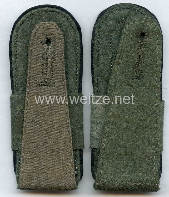 Wehrmacht Heer Paar Schulterklappen für einen Unteroffizier Festungs-Pionier-Bataillon 149 Bild 2