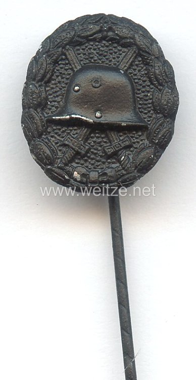 Verwundetenabzeichen in Schwarz 1918 - Miniatur