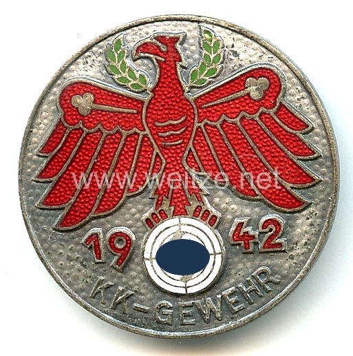 Standschützenverband Tirol-Vorarlberg - Gauleistungsabzeichen in Silber 1942 