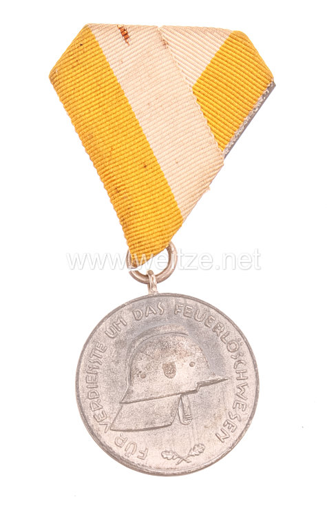 III. Reich Feuerwehr - Ehrenzeichen für Mitglieder der Feuerwehr Provinz Hannover 1934