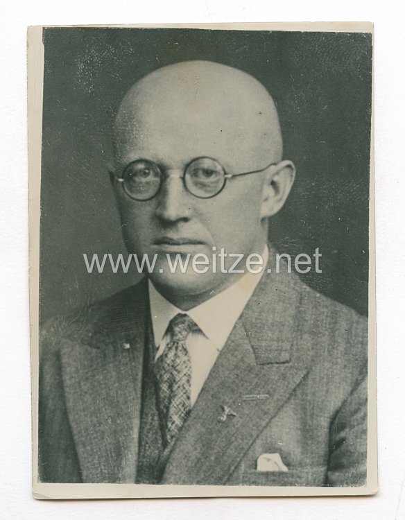 3. Reich Pressefoto: Paul Batzer Gaupropagandaleiter der NSDAP 