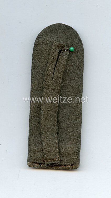 Preußen 1. Weltkrieg Einzel Schulterstück feldgrau für einen Leutnant im Bekleidungsamt des III. Armeekorps Bild 2