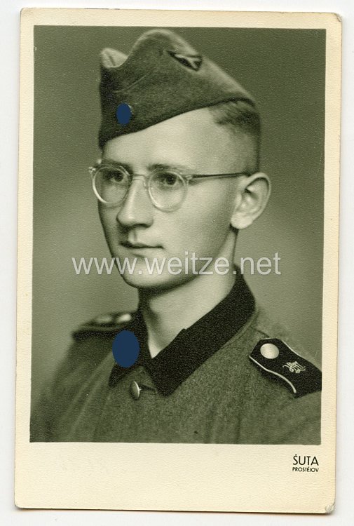 SS-Verfügungstruppe Portraitfoto, SS-Mann der Leibstandarte SS Adolf Hitler