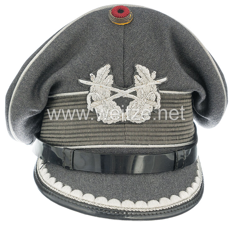 Bundes Republik Deutschland ( BRD ) Bundeswehr ( BW )  Schirmmütze eines Offizier des Heeres Bild 2