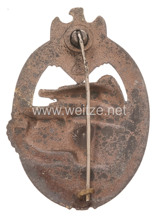 Panzerkampfabzeichen in Bronze - "AS" Bild 2