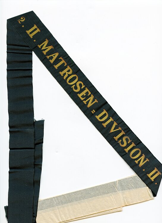 Mützenband "2.II. Matrosen=Division .II.2. "