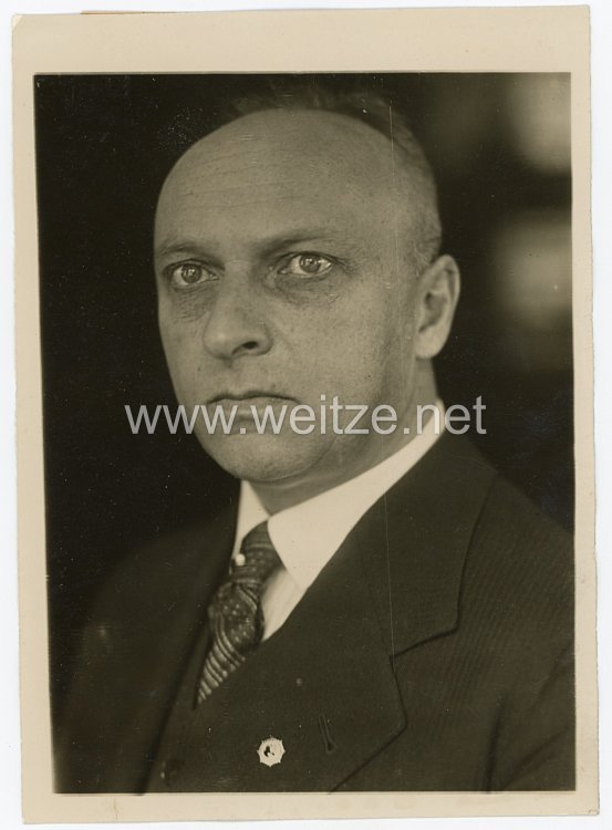 III.Reich Pressefoto, der neue Vorsitzende der deutschnationalen Reichstagsfraktion Schmidt 17.4.1933