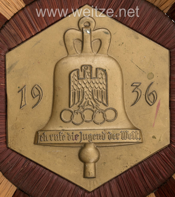 XI. Olympischen Spiele 1936 Berlin - Obstkorb als Erinnerungsstück  Bild 2