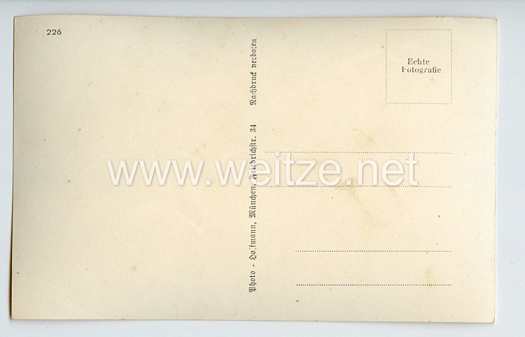 III. Reich - Propaganda-Postkarte - " Adolf Hitler - Rast im Harz " Bild 2