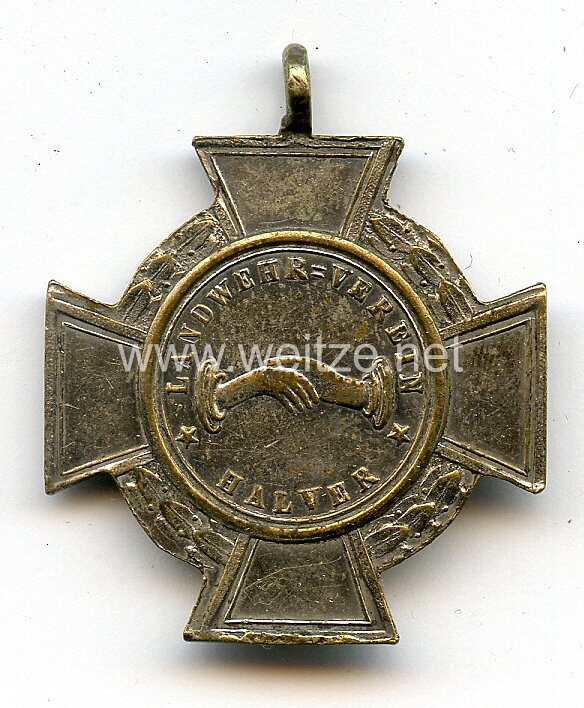 Preussen - Bronzekreuz "Landwehr-Verein Halver" Bild 2