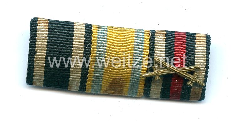 Bandspange eines sächsischen Veteranen des 1. Weltkriegs 