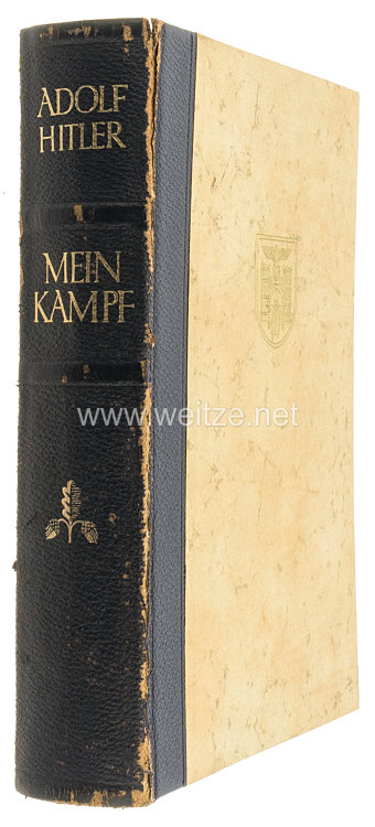 Mein Kampf - Hochzeitsausgabe von 1942 in Druckschrift 711. 715. Auflage mit Goldschnitt, Bild 2