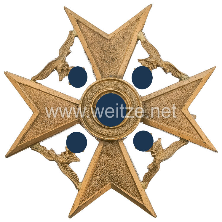 Spanienkreuz in Bronze 