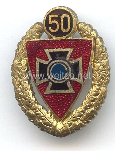 Nationalsozialistischer Reichskriegerbund ( NSRKB ) - Goldene Ehrennadel für 50 jährige Mitgliedschaft