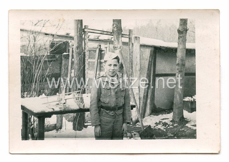 III.Reich Foto, Junge in Luftwaffen Uniform