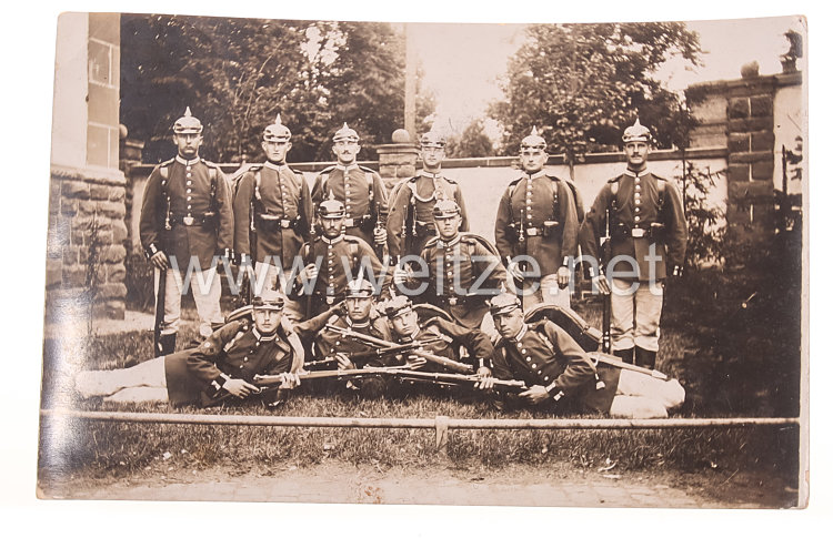 Preußen Postkarte von einem Soldaten im Eisenbahn-Regiment Nr. 3