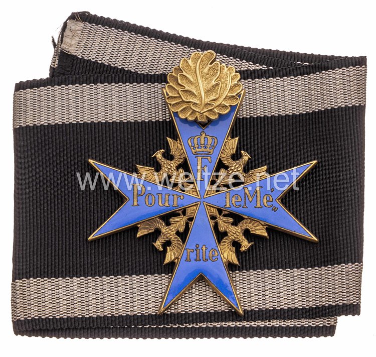 Preussen Orden Pour le Mérite mit Eichenlaub