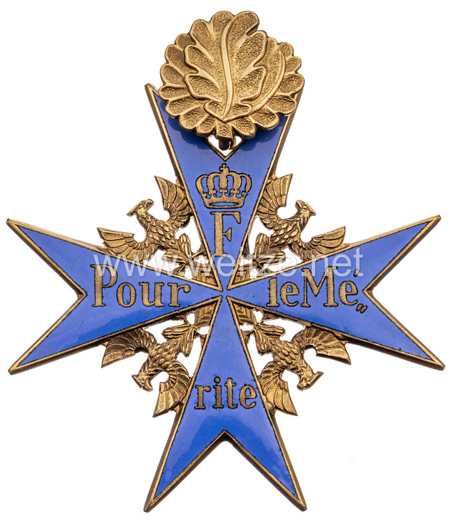 Preussen Orden Pour le Mérite mit Eichenlaub Bild 2