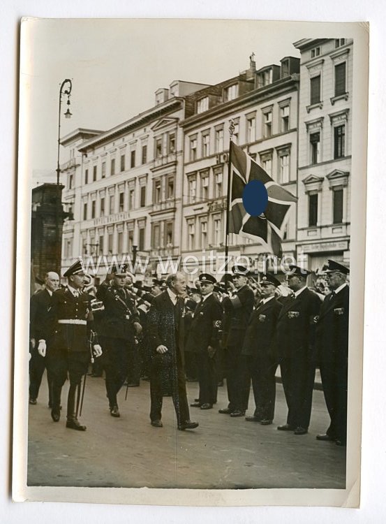 III. Reich Pressefoto. Englische Frontkämpfer in Berlin. 4.8.1938.
