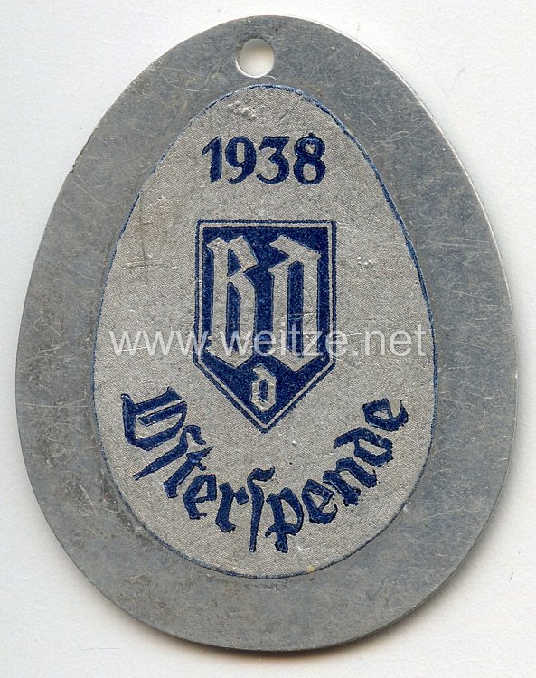 Sudetenland - Bund der Deutschen ( BdD ) - Opferspende 1938