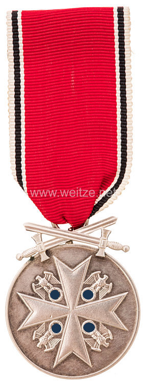 Deutsche Verdienstmedaille in Silber mit Schwertern