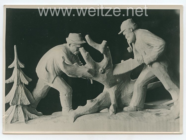 III.Reich Pressefoto, Staatspreise für Feierabendkunst in der Erzgebirgsstadt Schwarzenberg