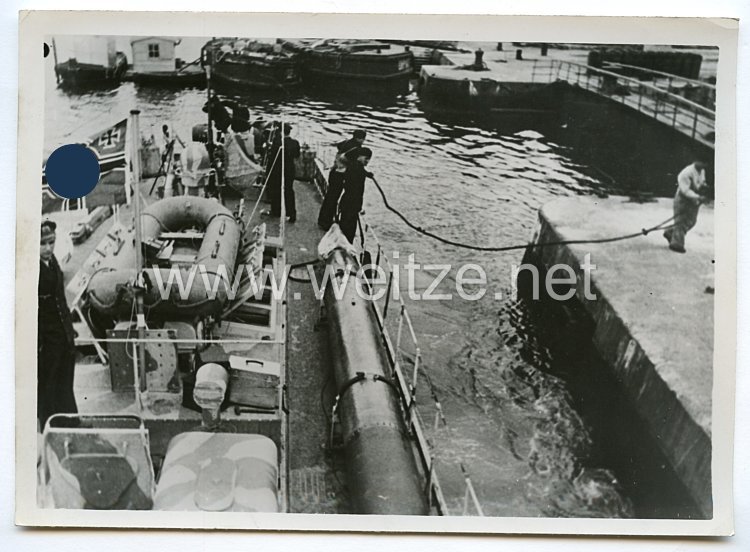 Kriegsmarine Pressefoto: Schnellbote voran 