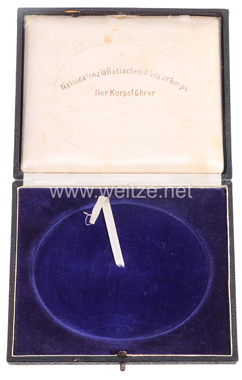 NSFK - nichttragbare Bronzene Plakette - " Nationalsozialistisches Fliegerkorps - Deutschlandflug 1938 " Bild 2