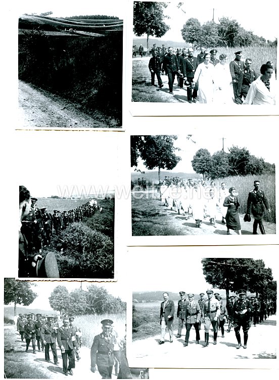 III. Reich Fotogruppe, Angehörige des Deutschen Roten Kreuz ( DRK ) bei einer Übung Bild 2