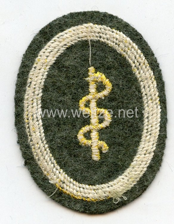 Kriegsmarine Ärmelabzeichen für Kadetten Sanitätsdienst für die feldgraue Uniform Bild 2