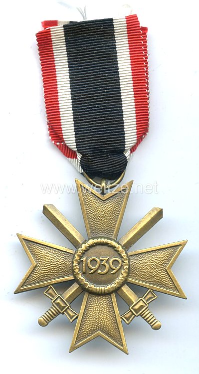 Kriegsverdienstkreuz 1939 2. Klasse mit Schwertern - Karl Wild, Hamburg Bild 2